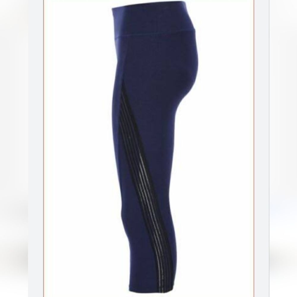 NWT Splendid Leggings Peacock Sheer Active wear